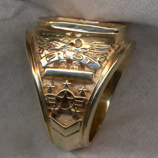 Side view of ring after the Ring Hospital