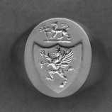 Family Crest Stone Pendant by Heraldica Imports